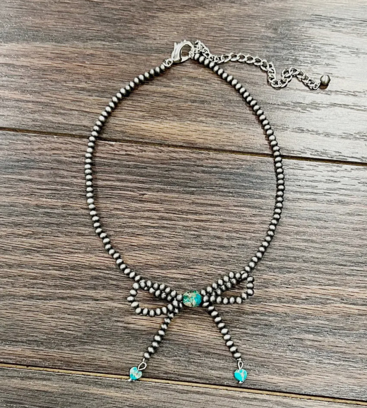 738339, Handmade Navajo Ribbon Necklace
