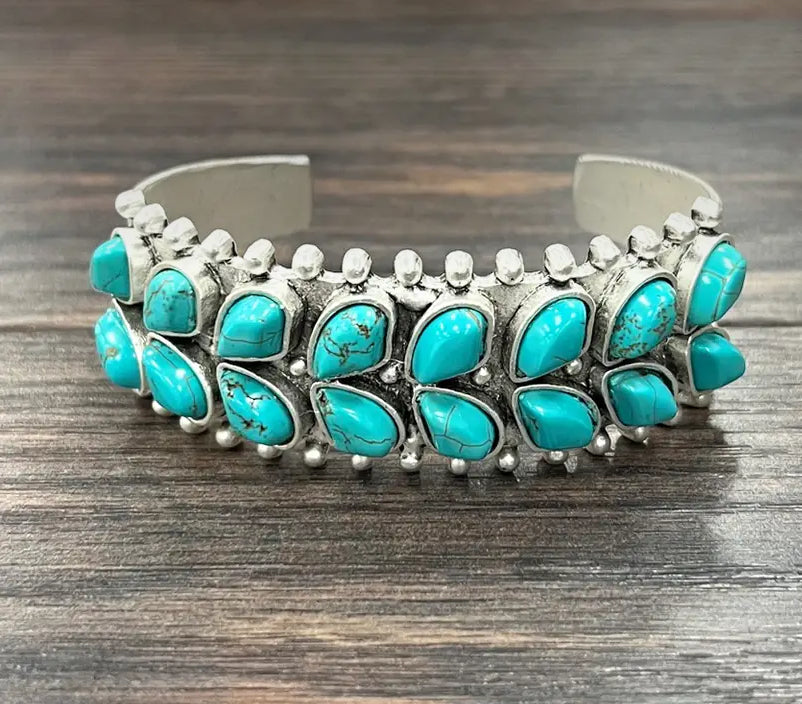 Navajo Turquoise Cuff Bracelet