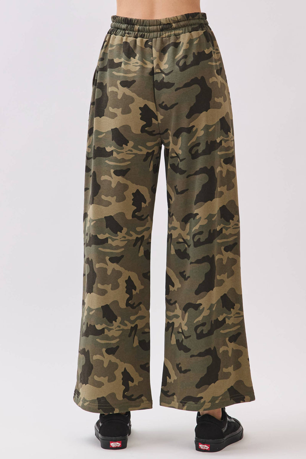 Camo Wide Leg Pants
