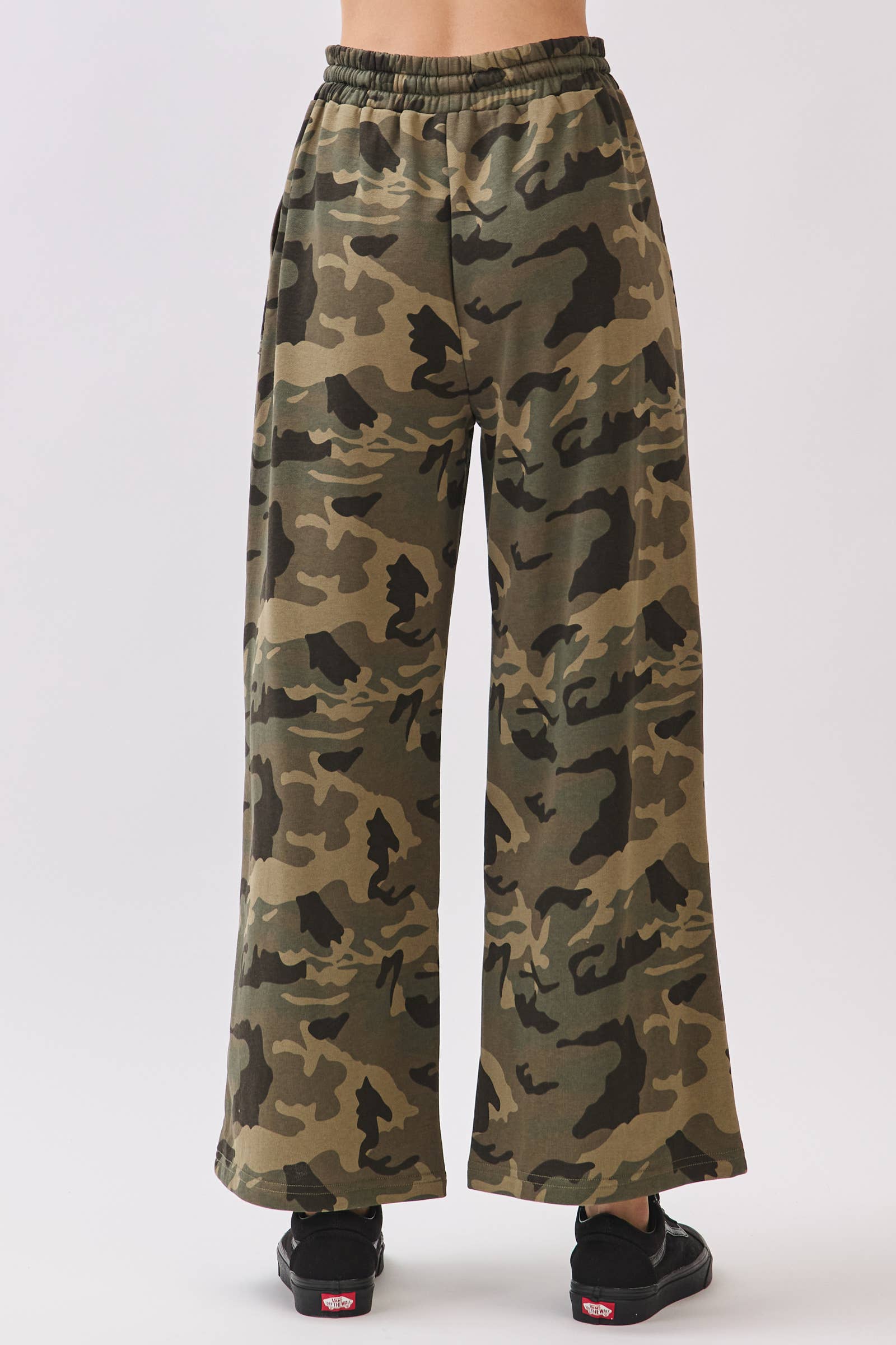 Camo Wide Leg Pants