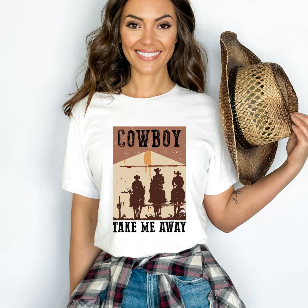 Cowboy Take Me Away Graphic Tee