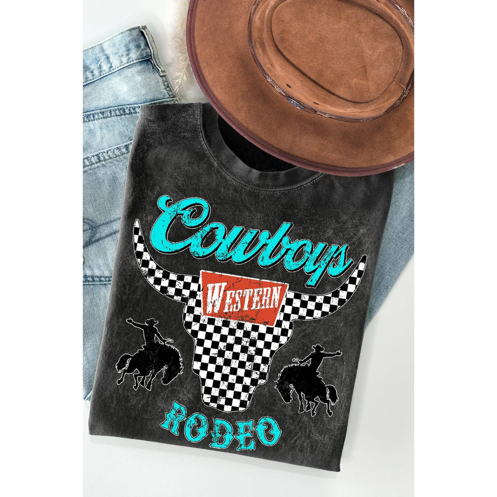 Cowboy Rodeo - Mineral Wash T Shirt