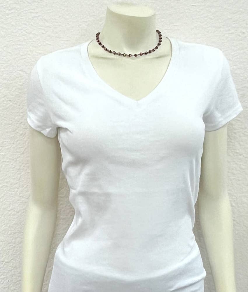 736479-1, 16" Handmade Copper Navajo Interlocked Necklace