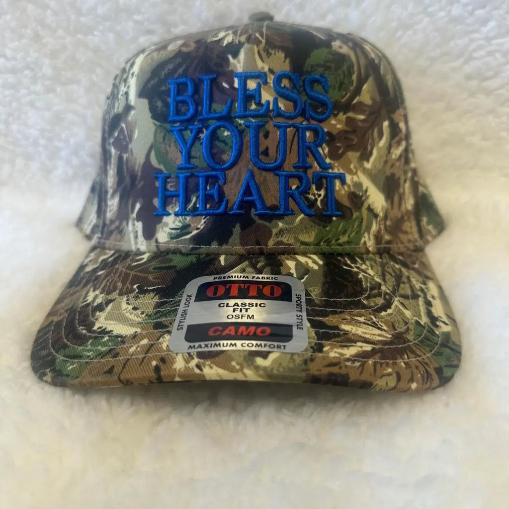 BLESS YOUR HEART cute embroidered Megan Maroney trucker hat