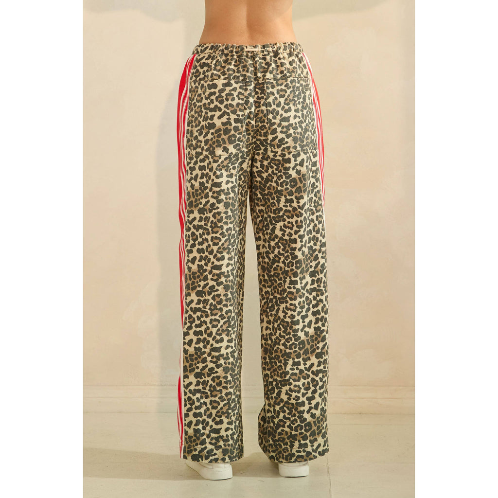 Sport Striped Wide Legged Pants