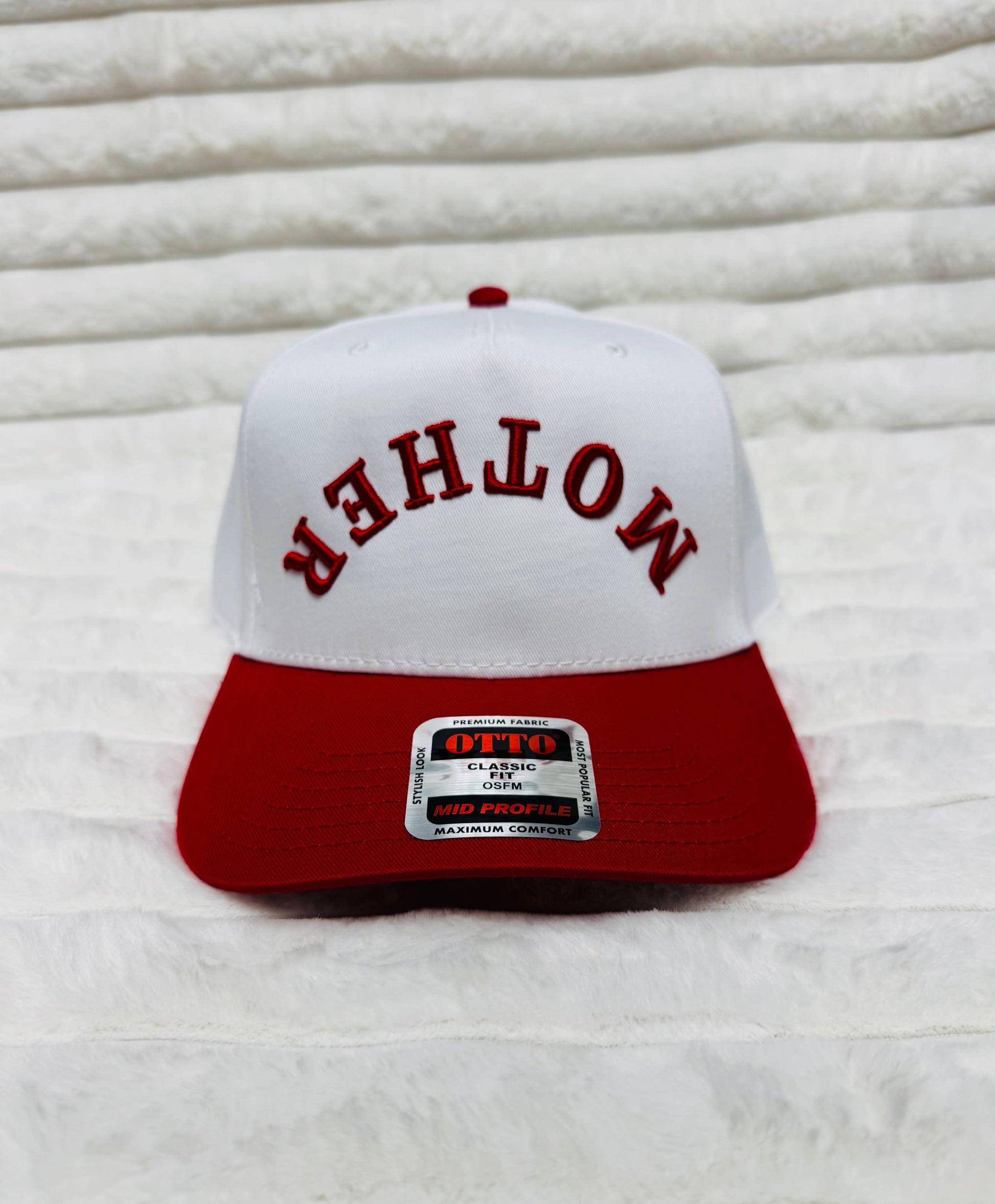 MOTHER  puff Embroidery trucker hat