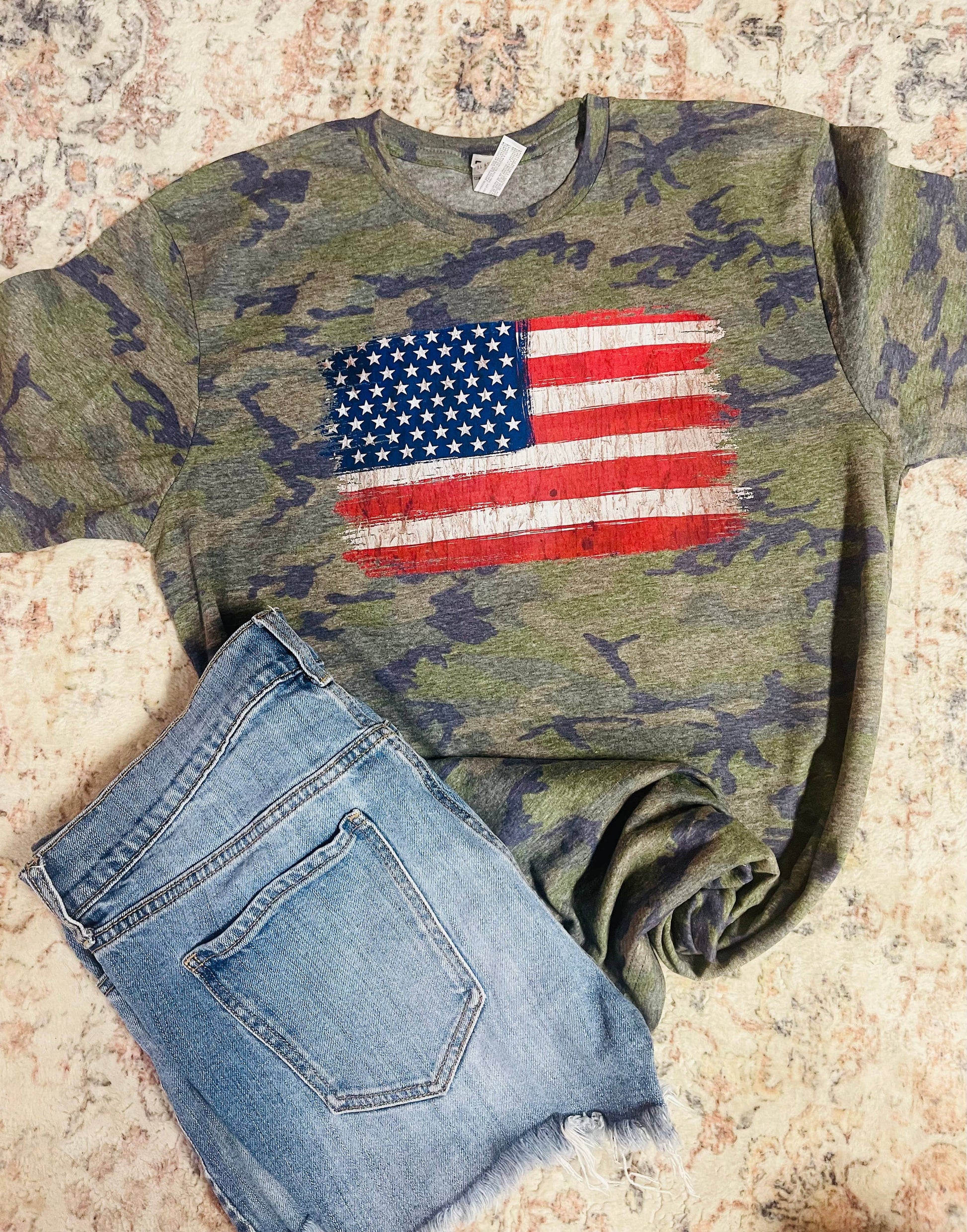 Distressed flag