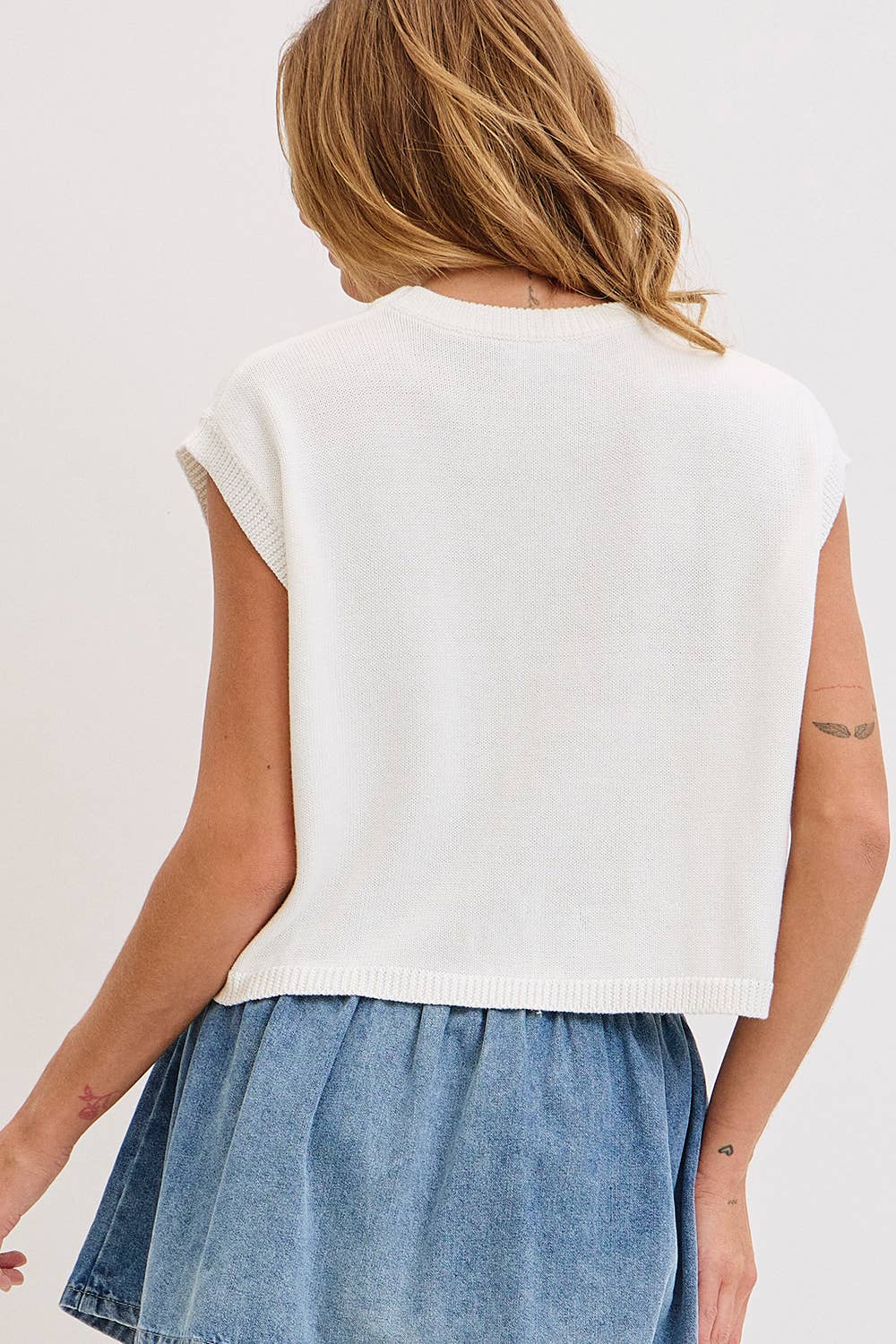 STAR AND STRIPES  AMERICAN  FLAG KNIT TOP
