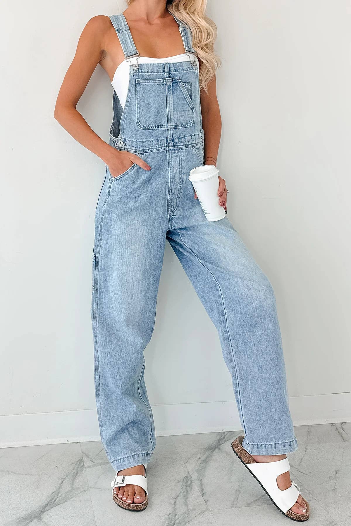 Denim Overalls Jumpsuit