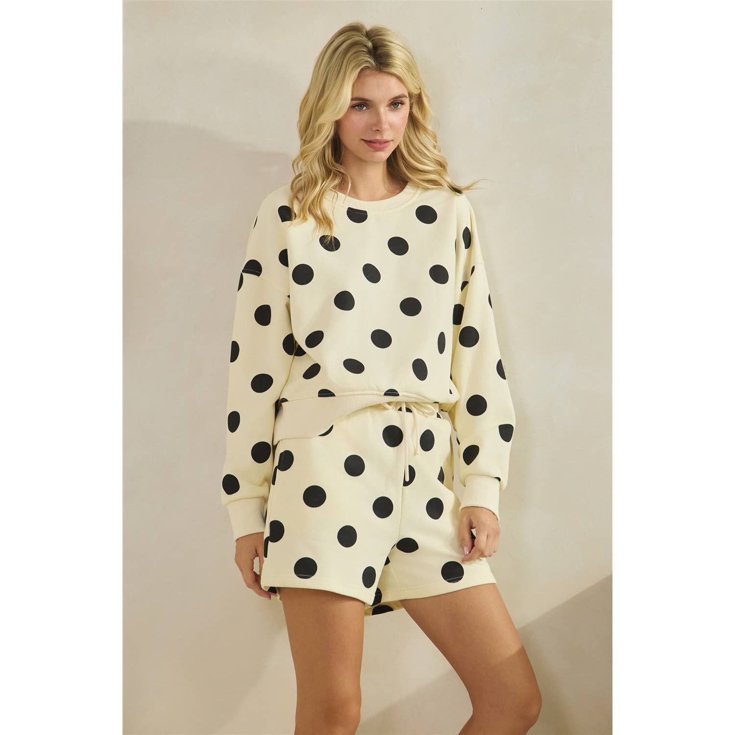 Polka Dot Sweatshorts