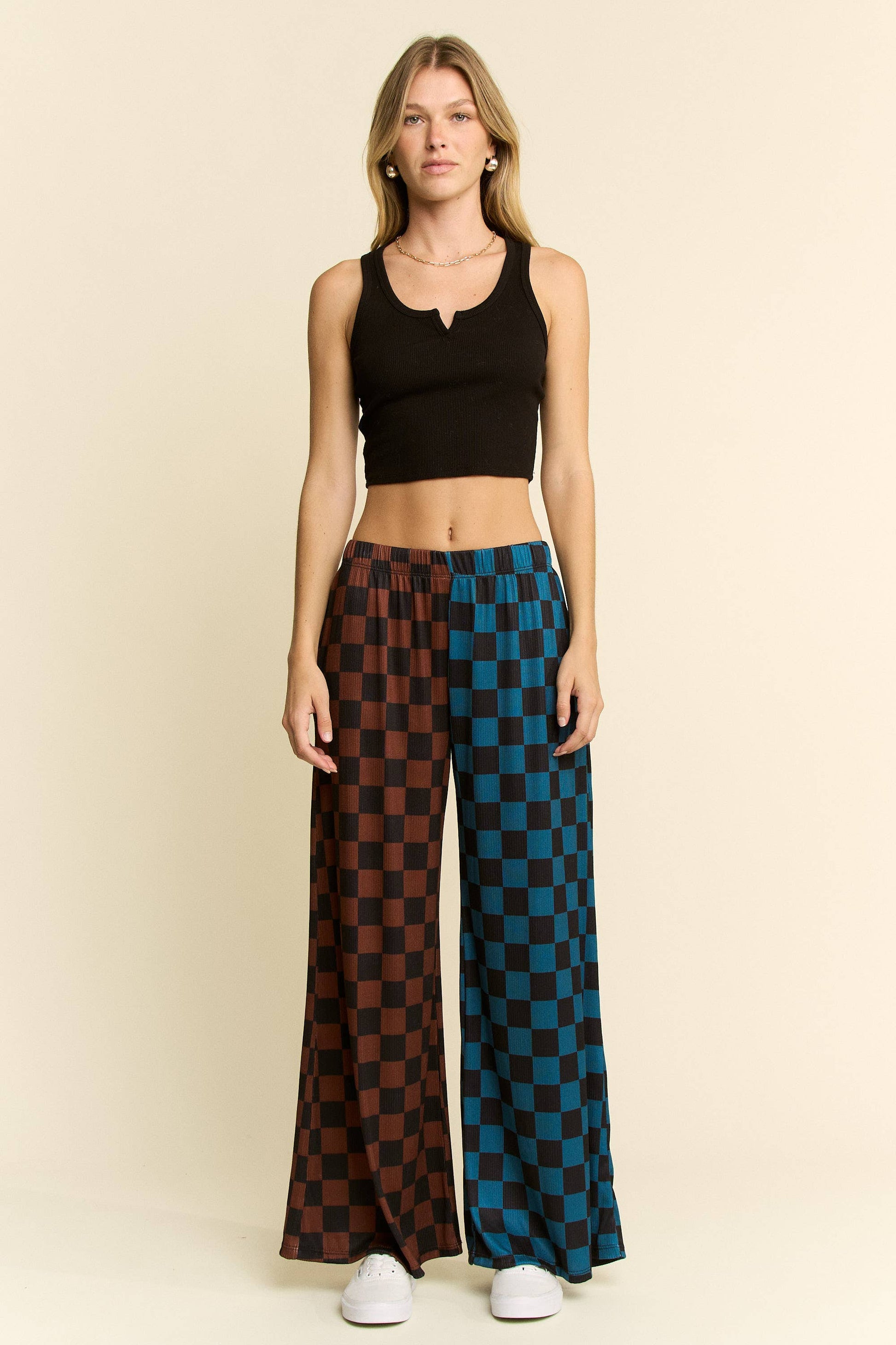 SPLIT DECISION CHECKERED PANTS