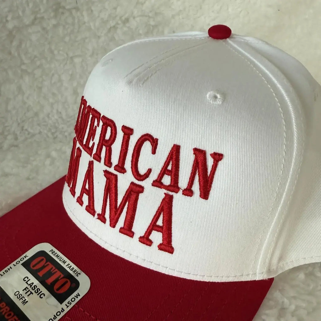 AMERICAN MAMA 3D puff embroidered snapback hat, girl hat