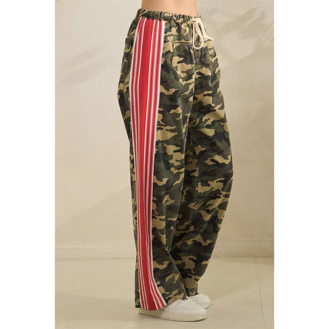 Sport Striped Wide Legged Pants