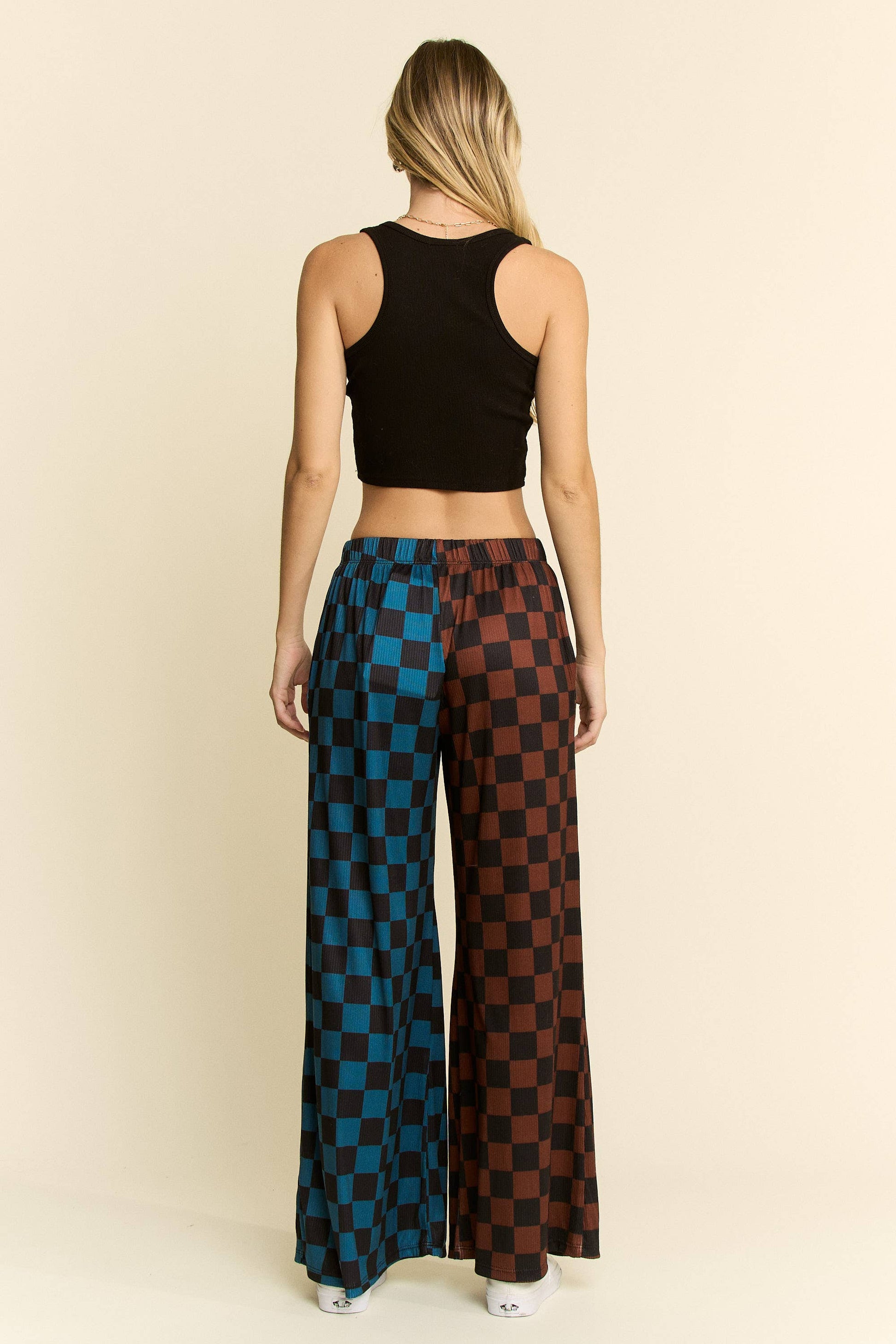 SPLIT DECISION CHECKERED PANTS