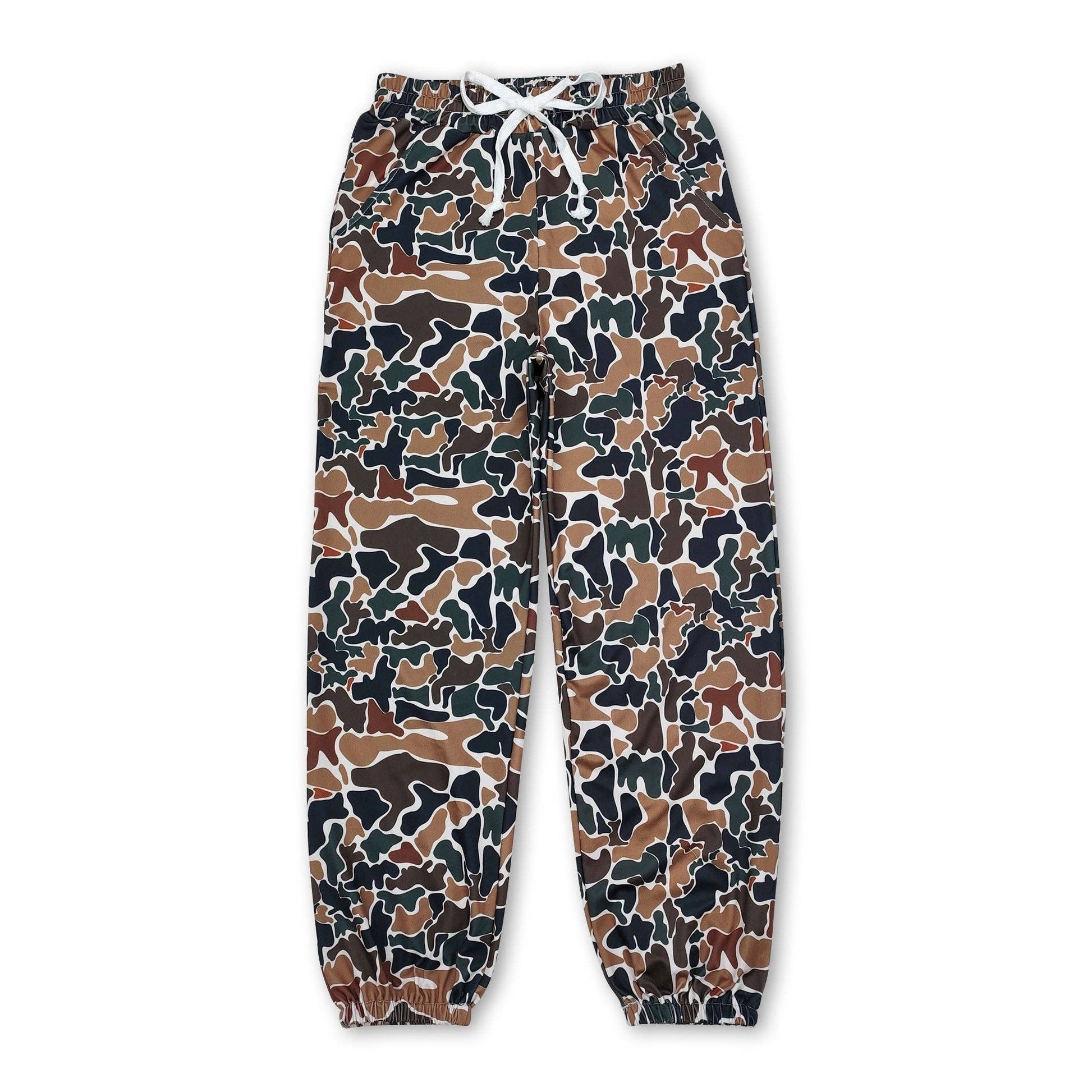 ABrown camo adult women pants