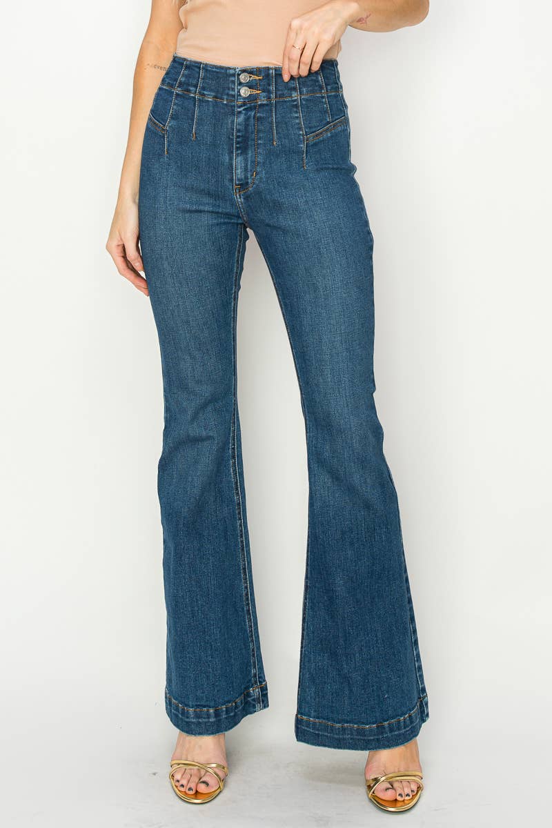 HIGH RISE MODERN FLARE JEANS