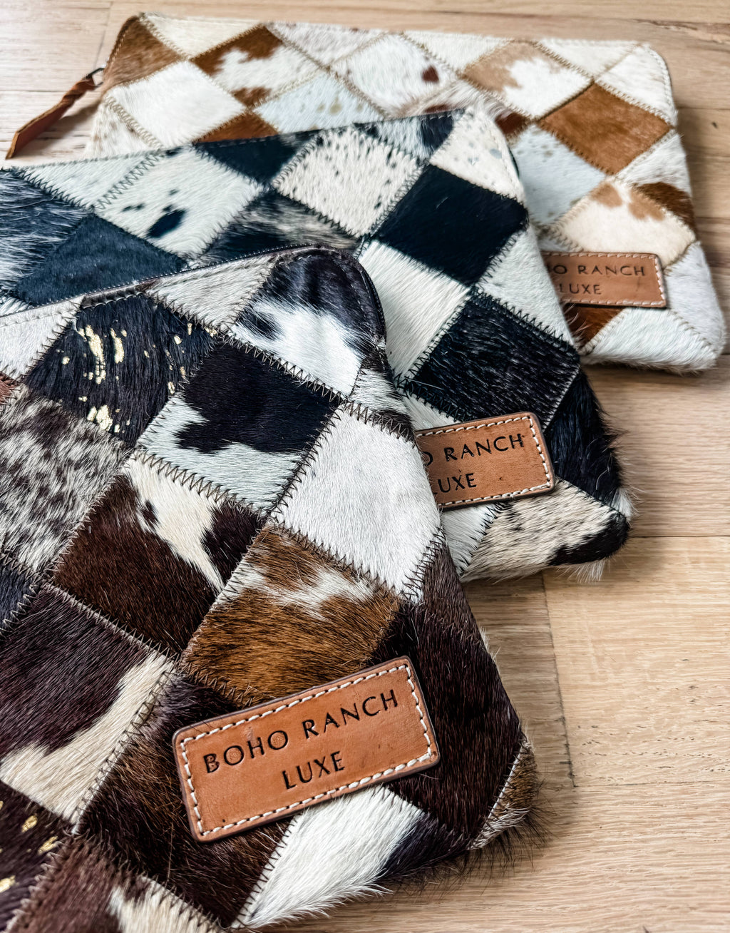 BOHO LUXE LAPTOP tech sleeve computer bag hairon cowhide