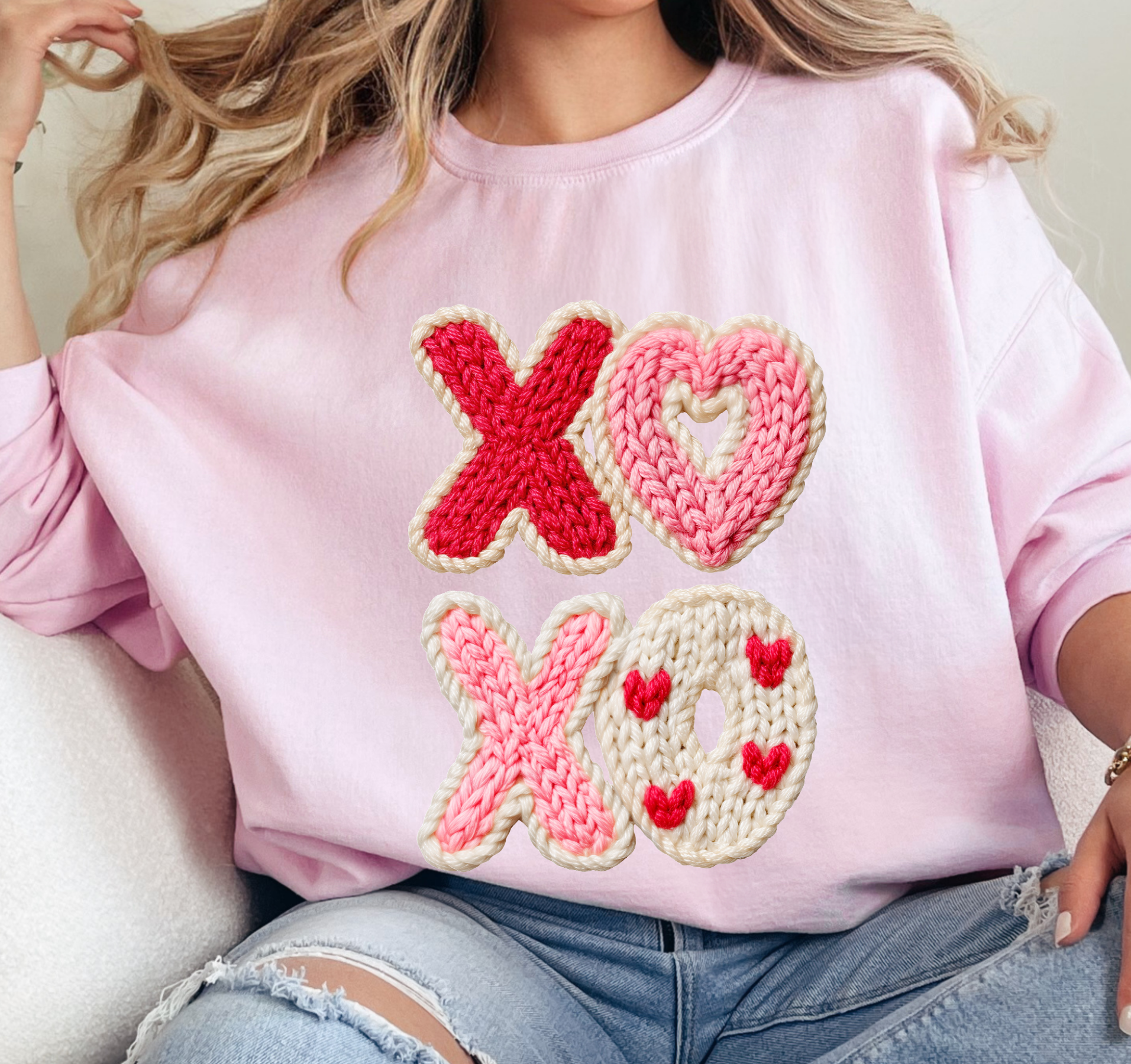 XOXO FAUX YARN
