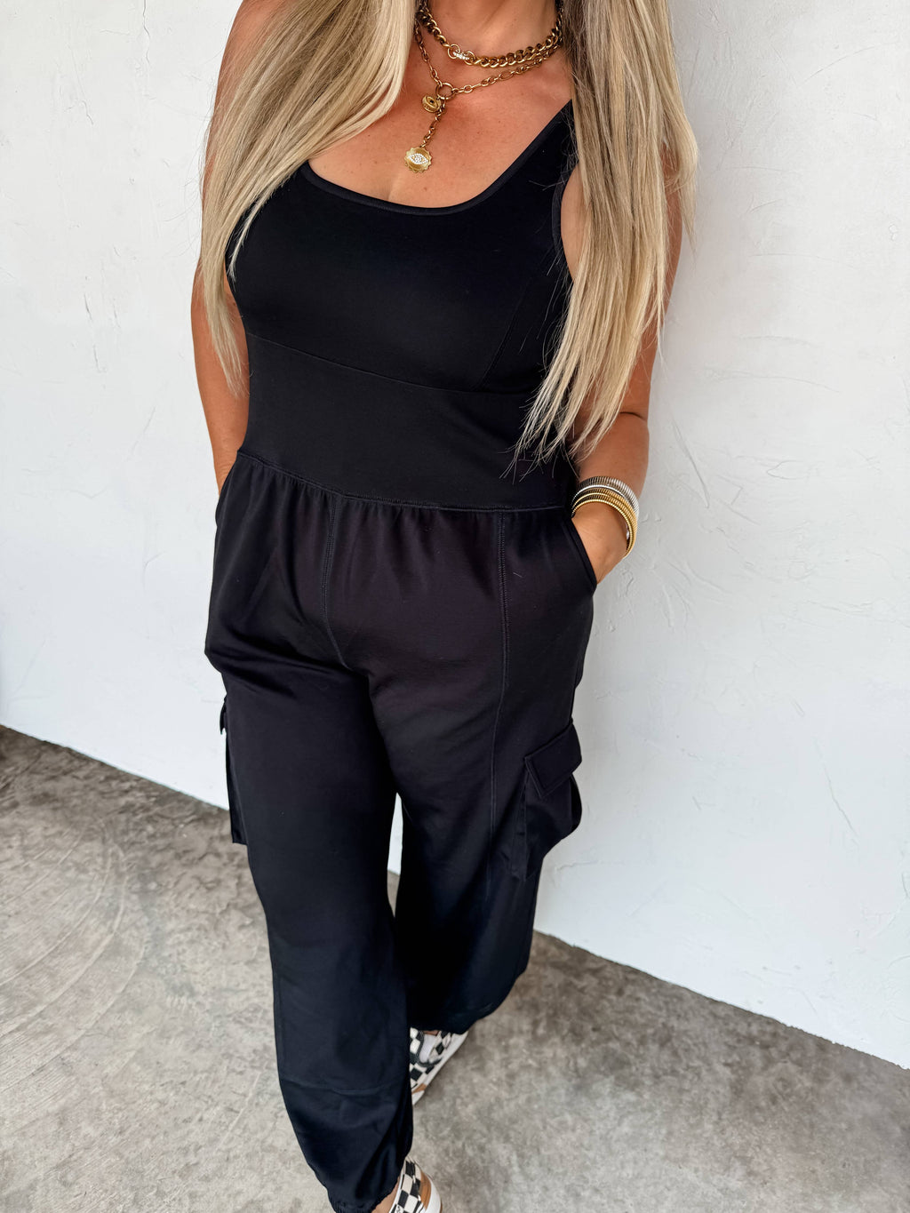 ALL SET TANK ROMPER
