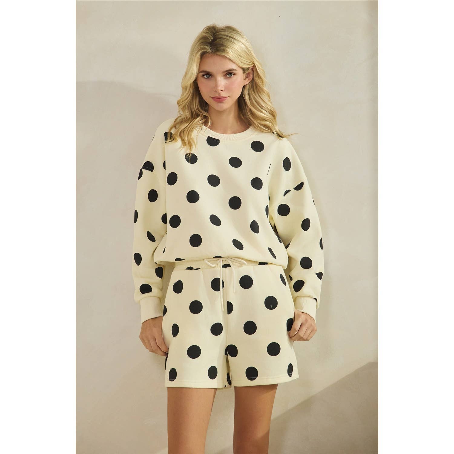 Polka Dot Sweatshorts
