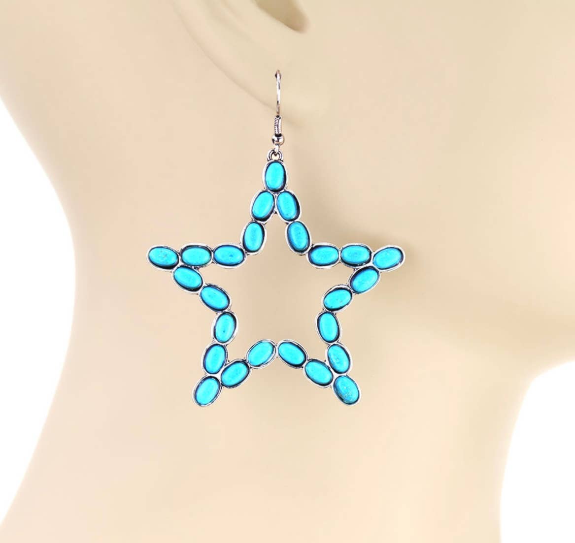 Western Star Earrings - Rhinestone