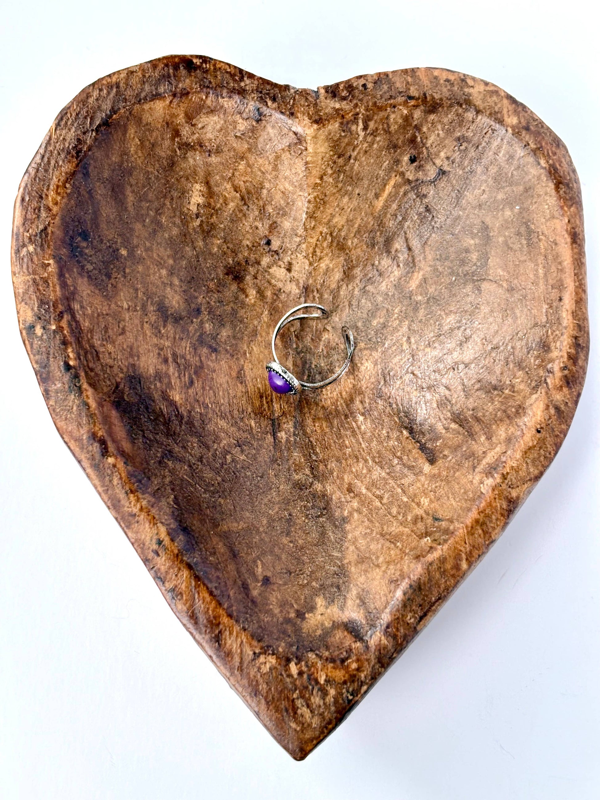 Western Teardrop Stone Adjustable Ring 