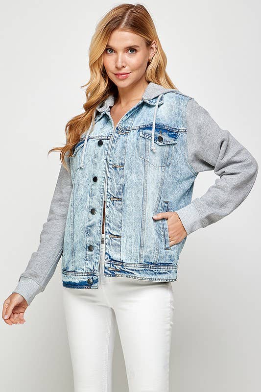 Women's Boyfriend's Denim  jacket (open)