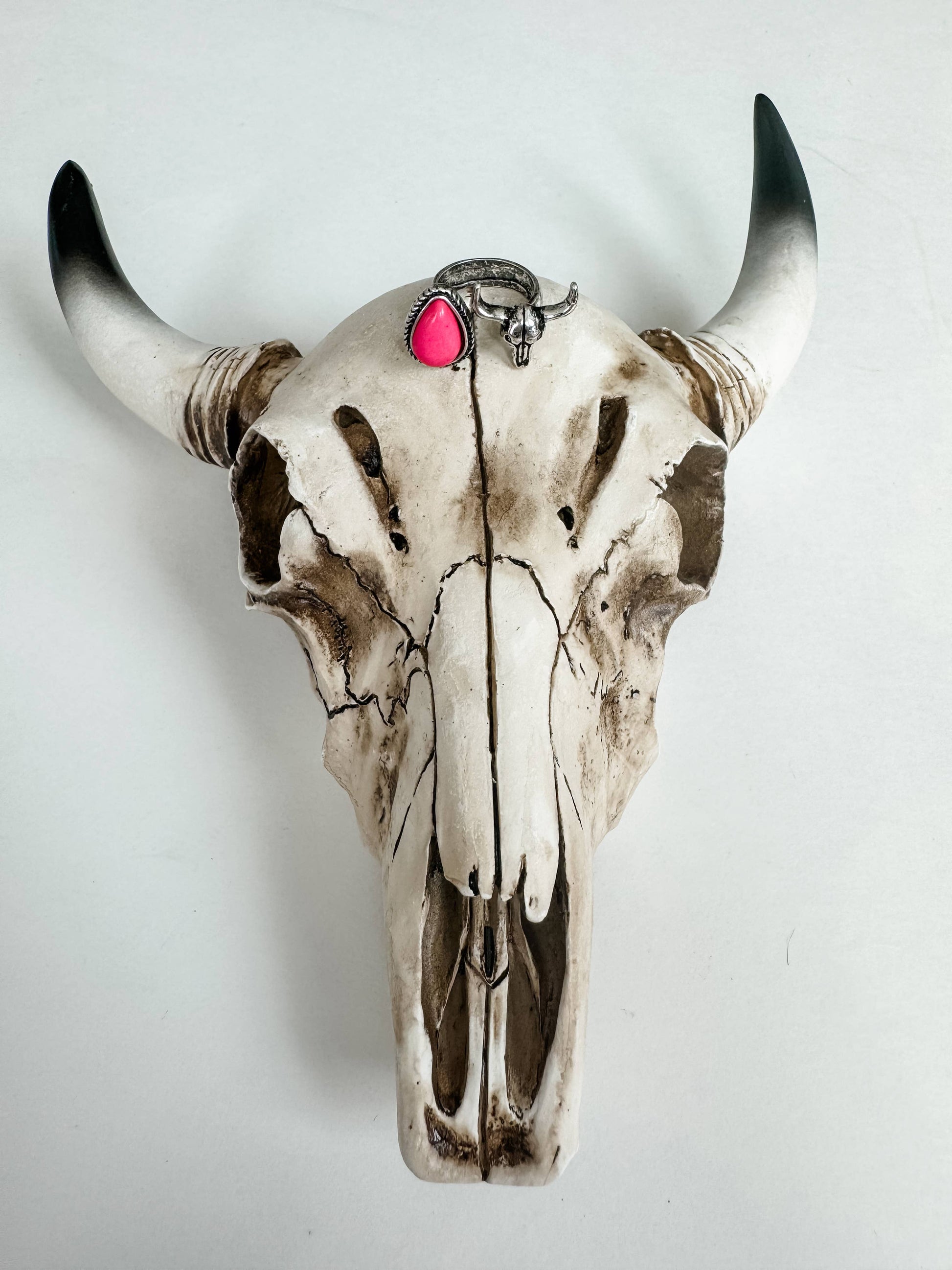 Western Steer Longhorn Cuff Ring