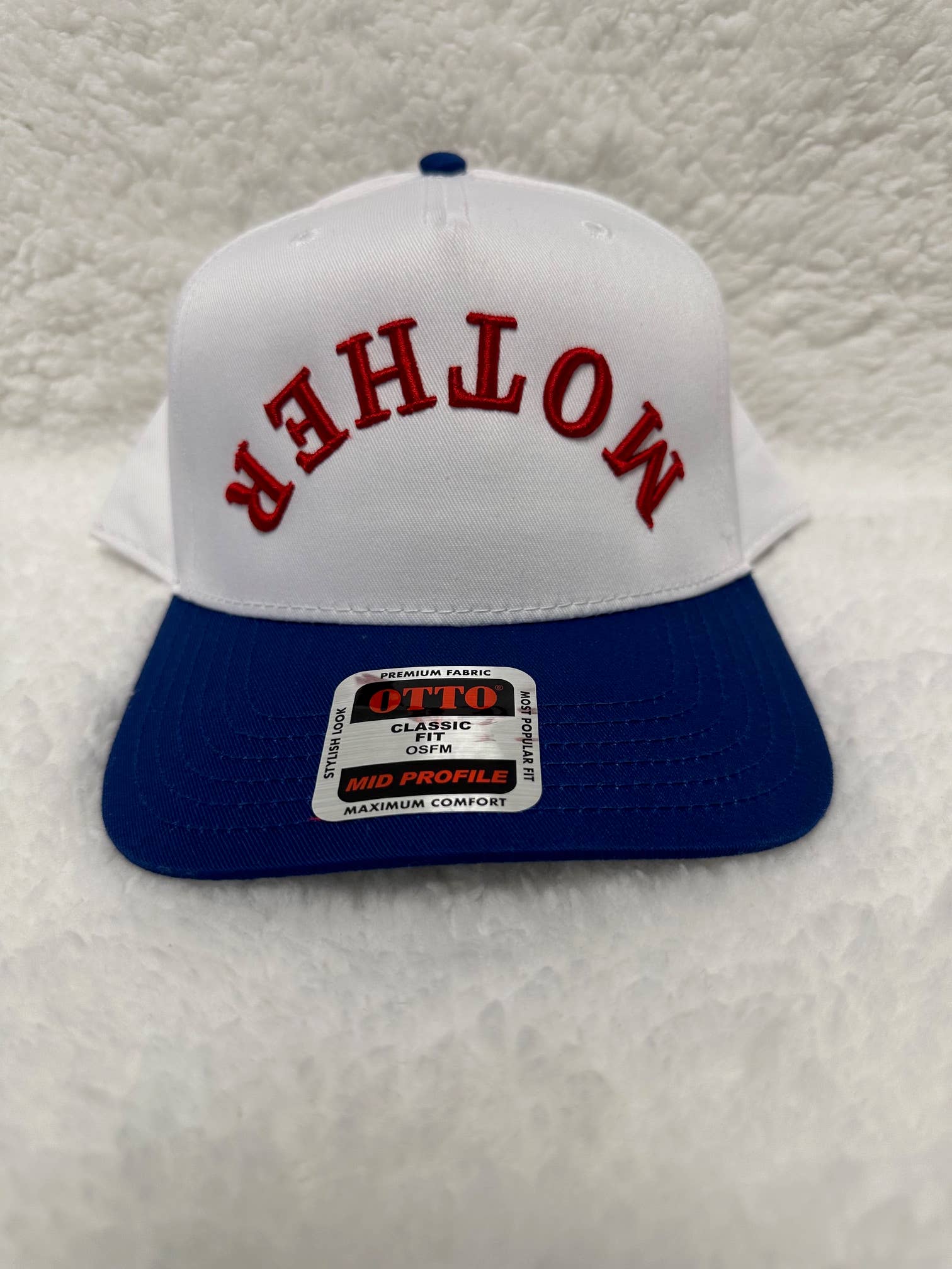 MOTHER  puff Embroidery trucker hat