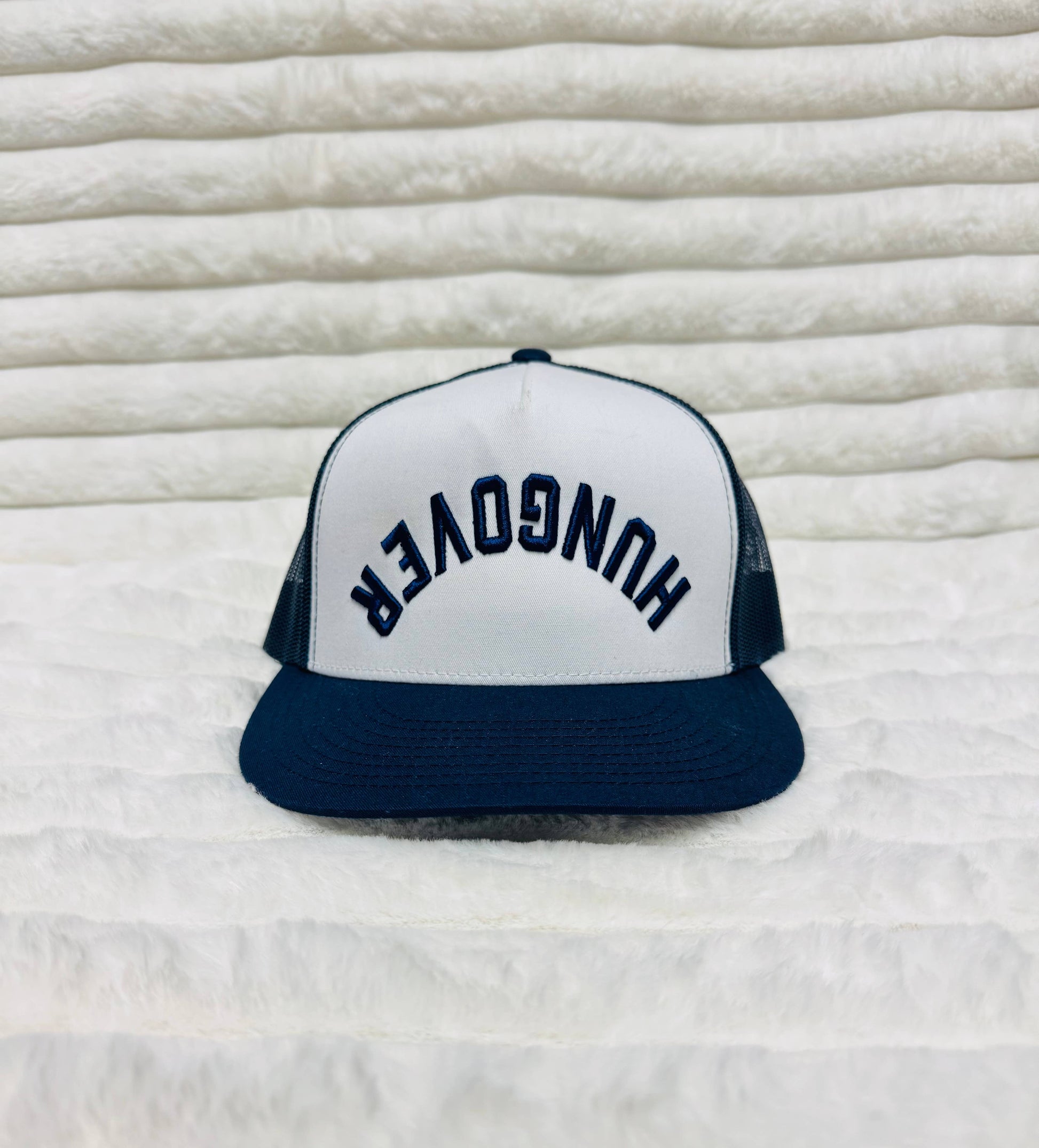 HUNGOVER puff embroidered snapback Trucker Hat