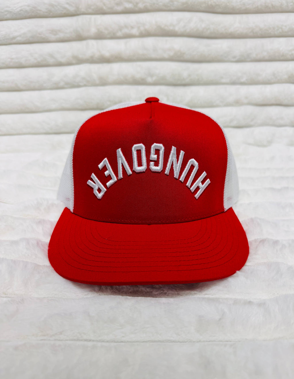 HUNGOVER puff embroidered snapback Trucker Hat