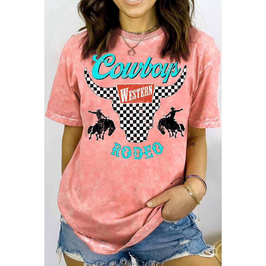 Cowboy Rodeo - Mineral Wash T Shirt