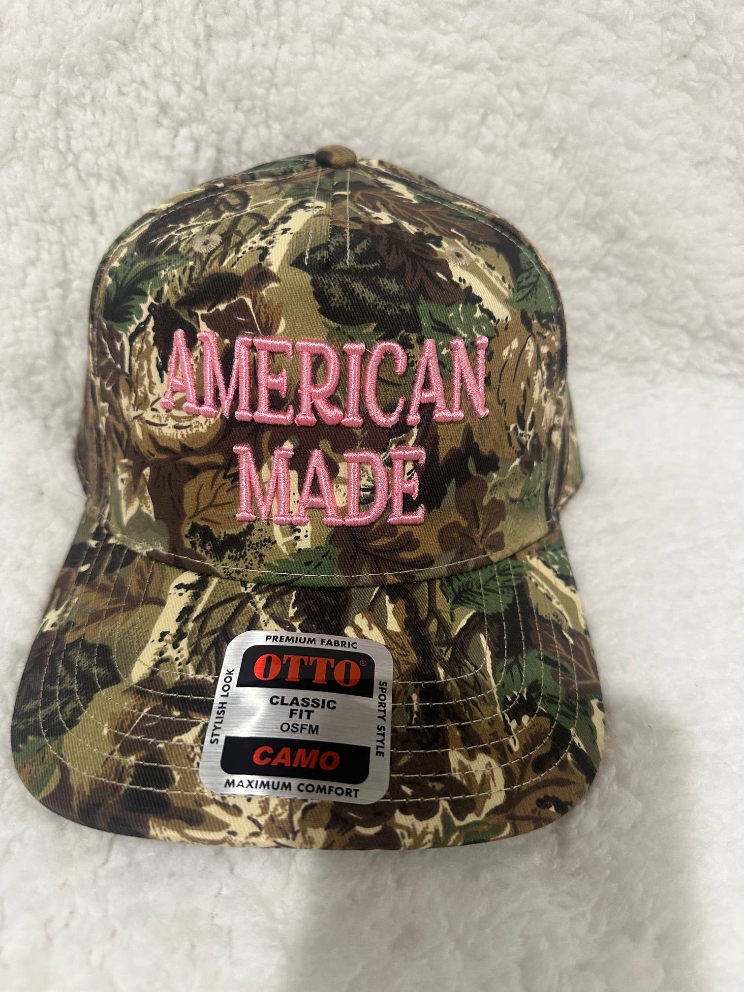 AMERICAN MADE 3D puff embroidered snapback hat