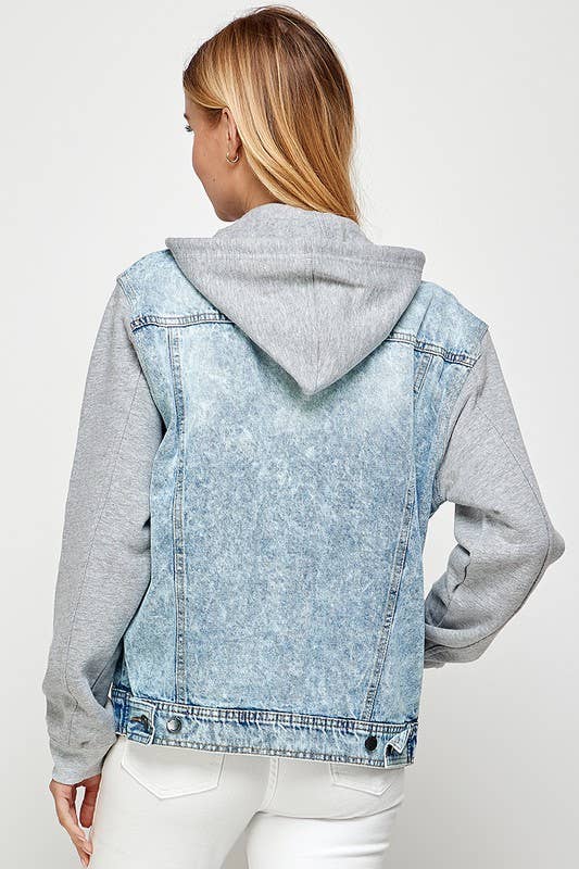 Women's Boyfriend's Denim  jacket (open)