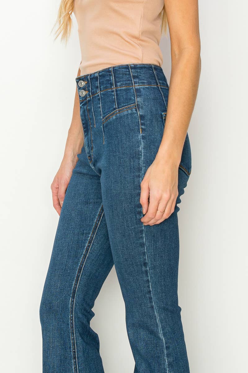 HIGH RISE MODERN FLARE JEANS