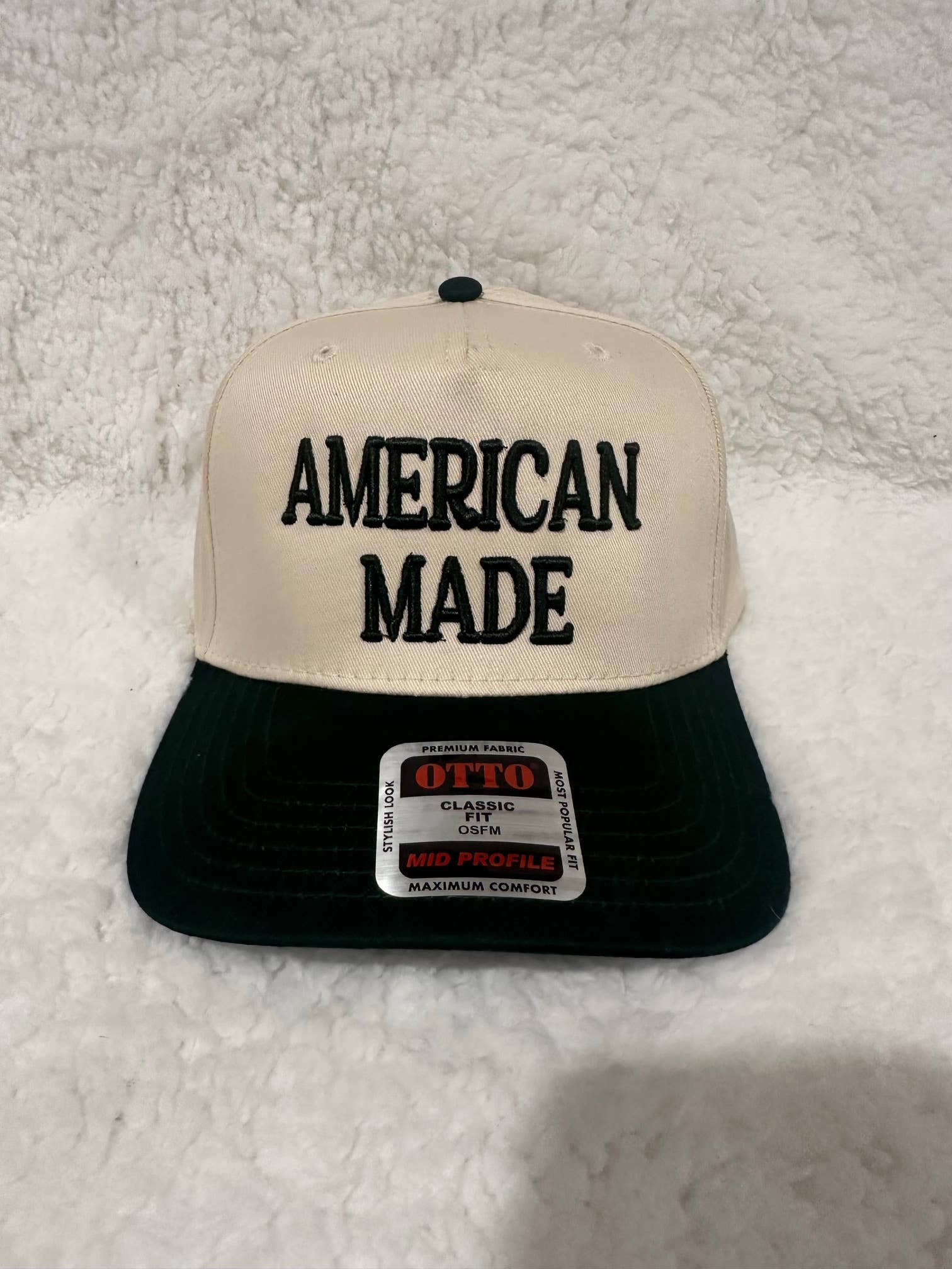 AMERICAN MADE 3D puff embroidered snapback hat