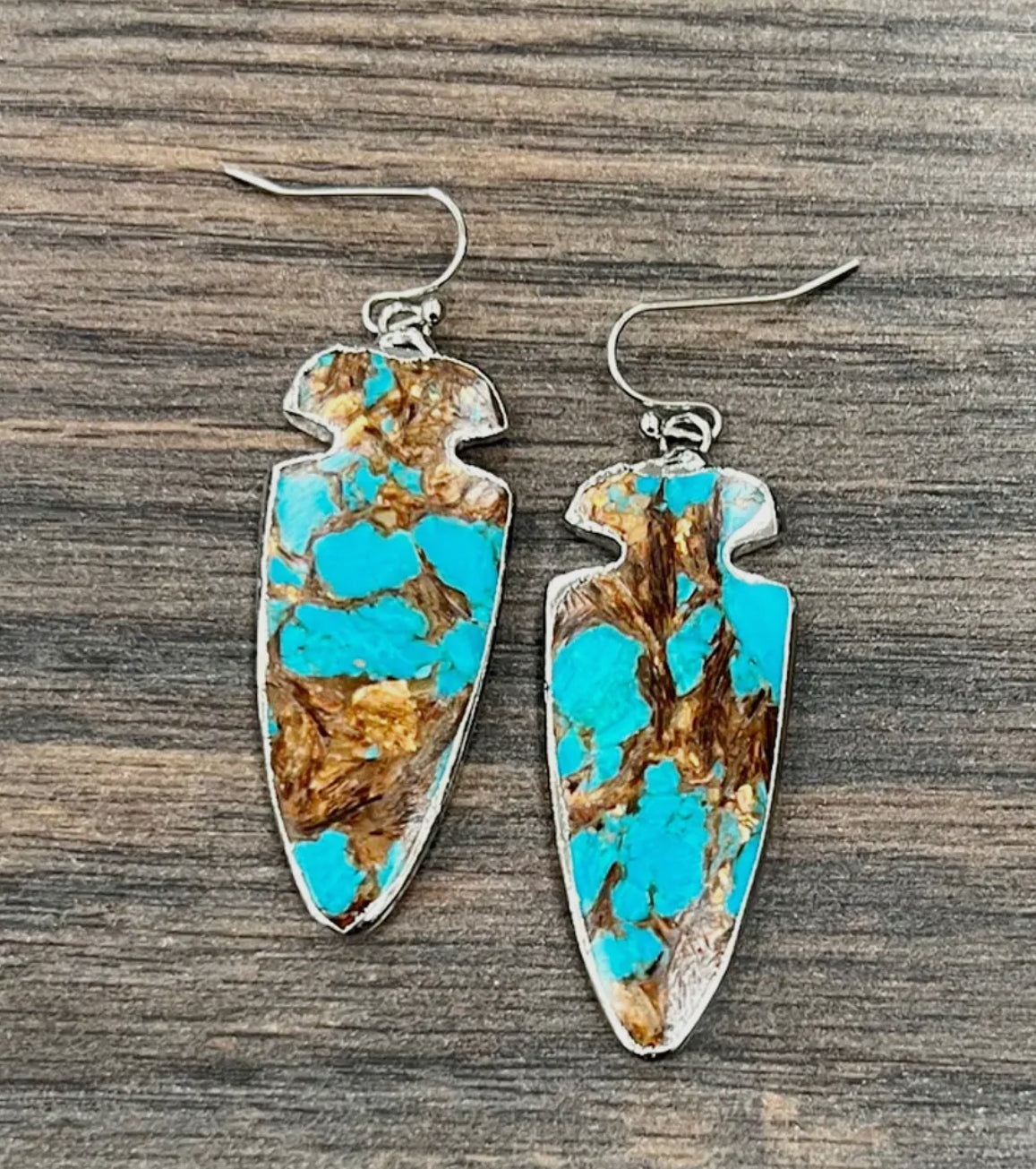 Arrowhead Gemstone Earrings