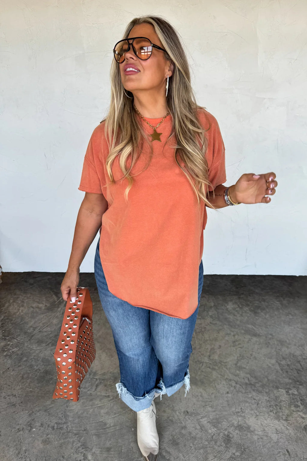 Joey washed cotton tee
