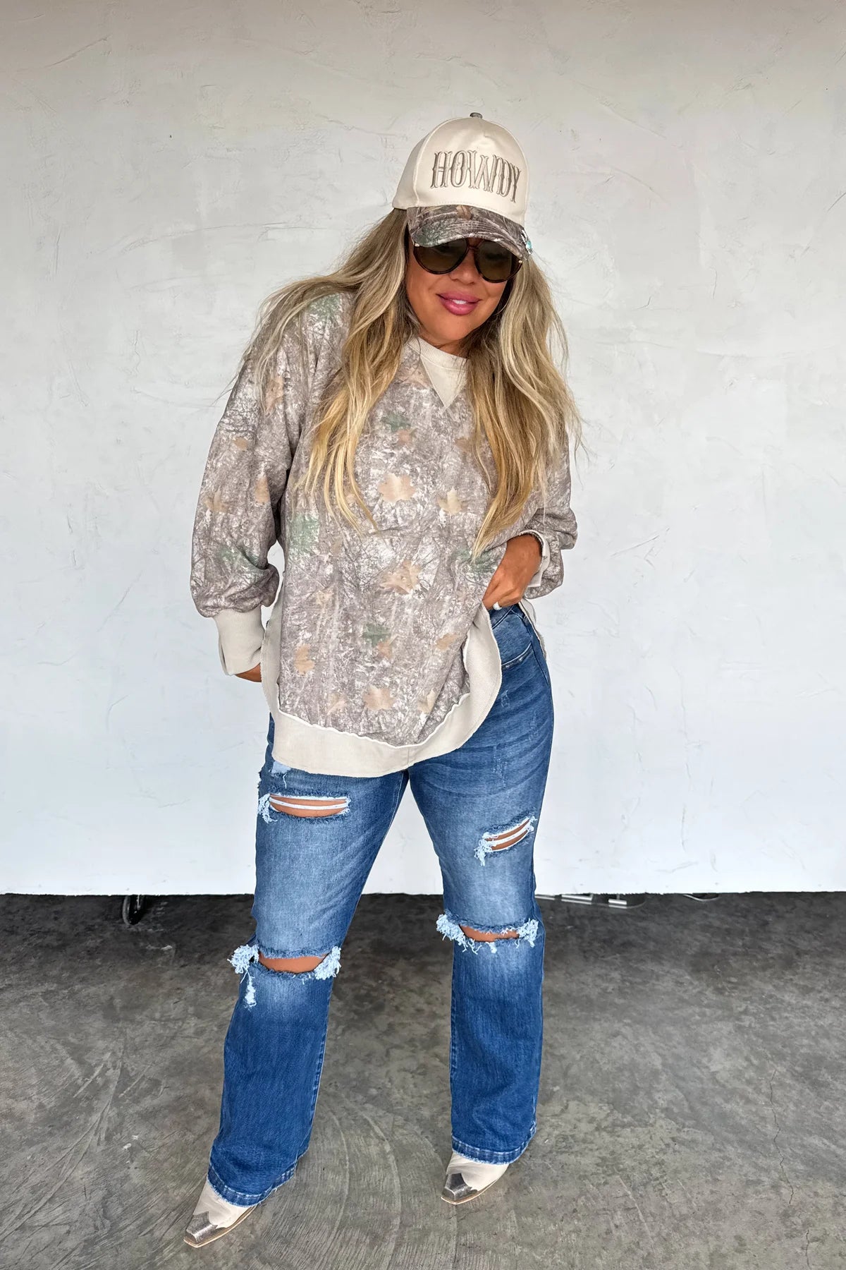 Ashland straight leg distressed jeans