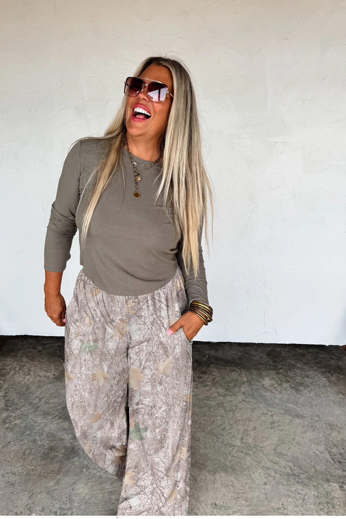 Drift away wide leg joggers