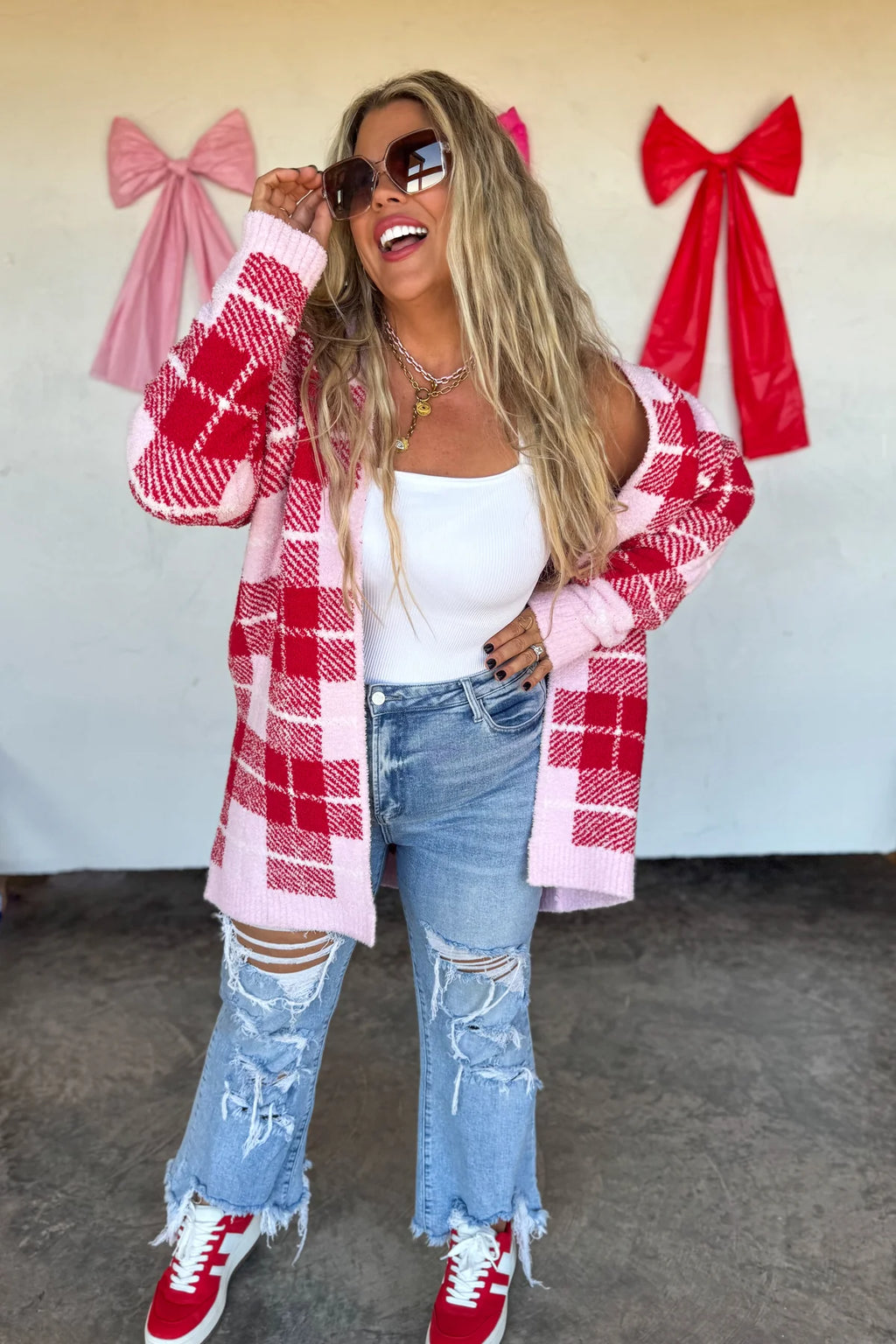 Valentine cloud cardigan