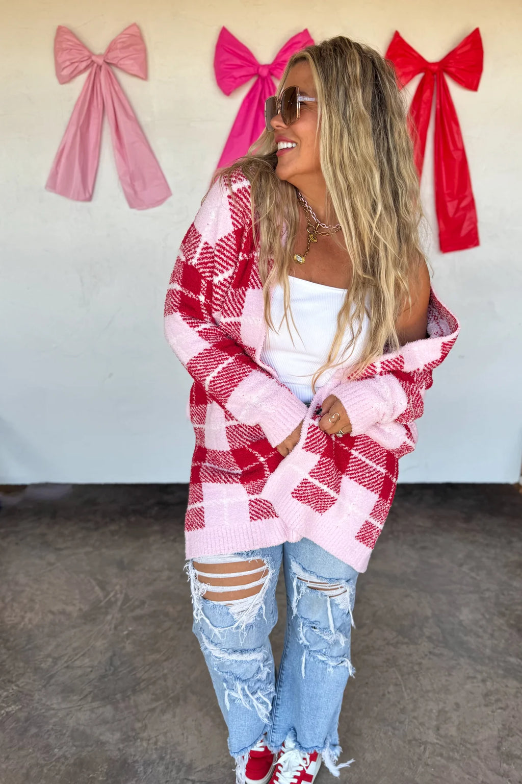 Valentine cloud cardigan