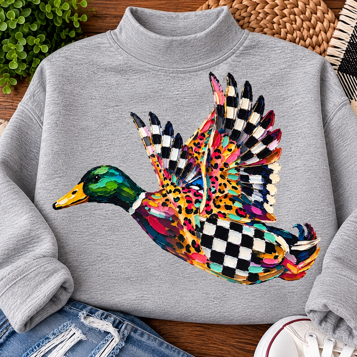 Watercolor duck