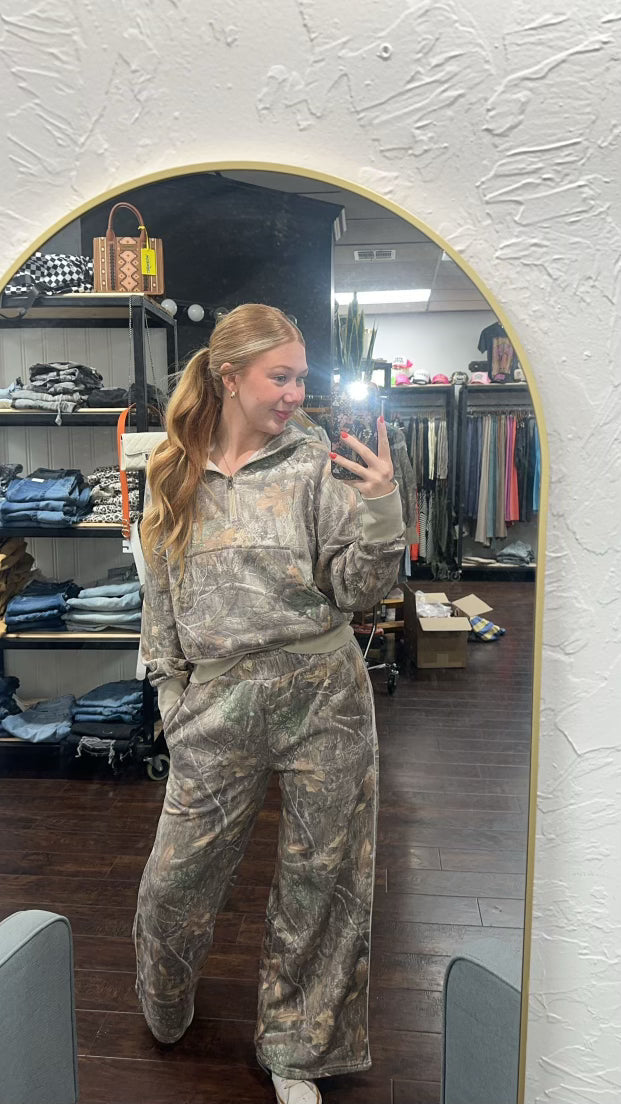 Camo Quarter Zip