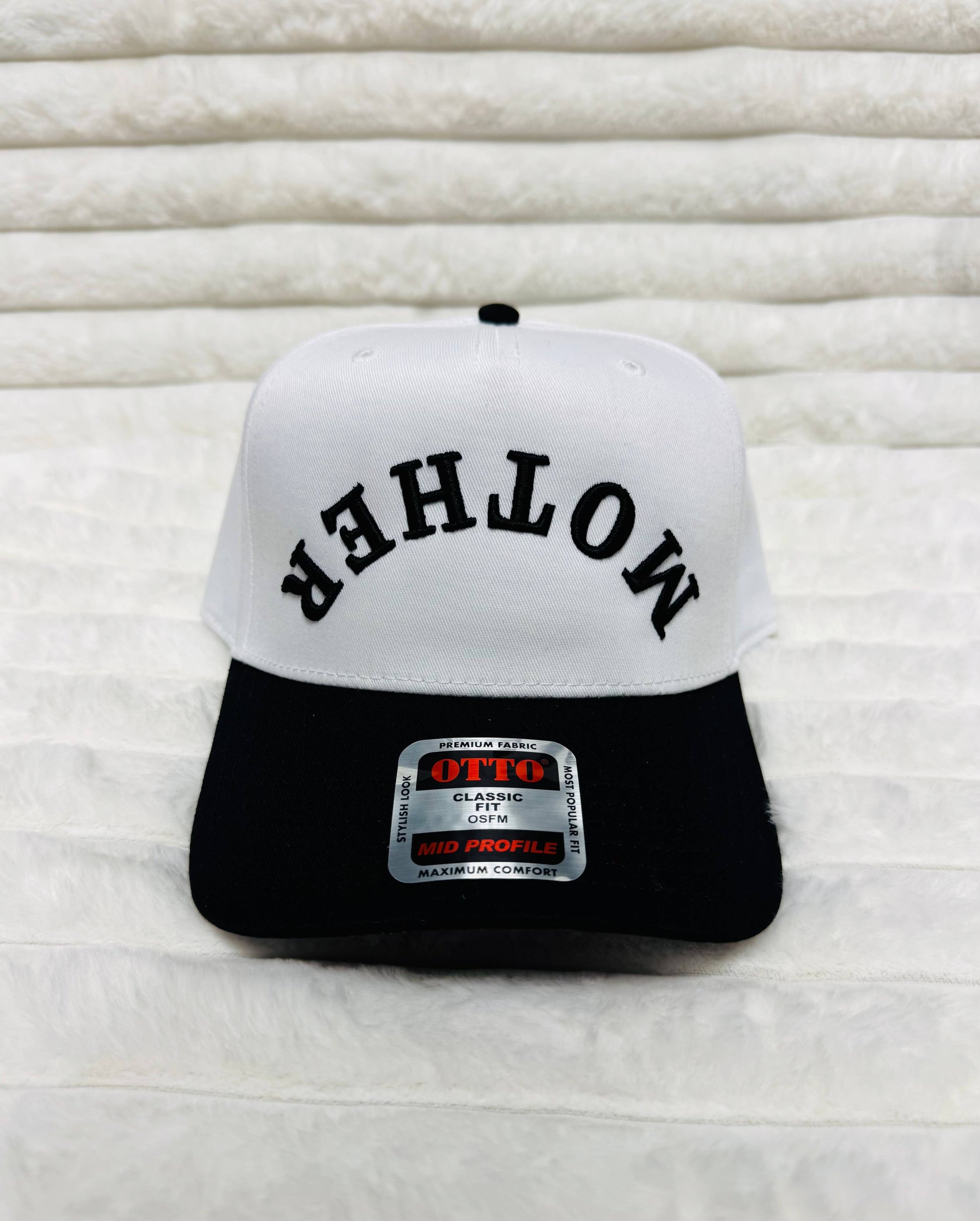 MOTHER  puff Embroidery trucker hat