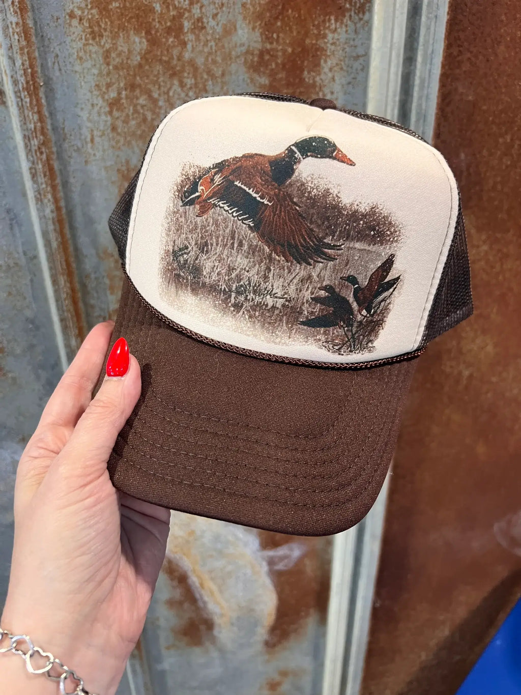 Retro Duck Trucker Cap