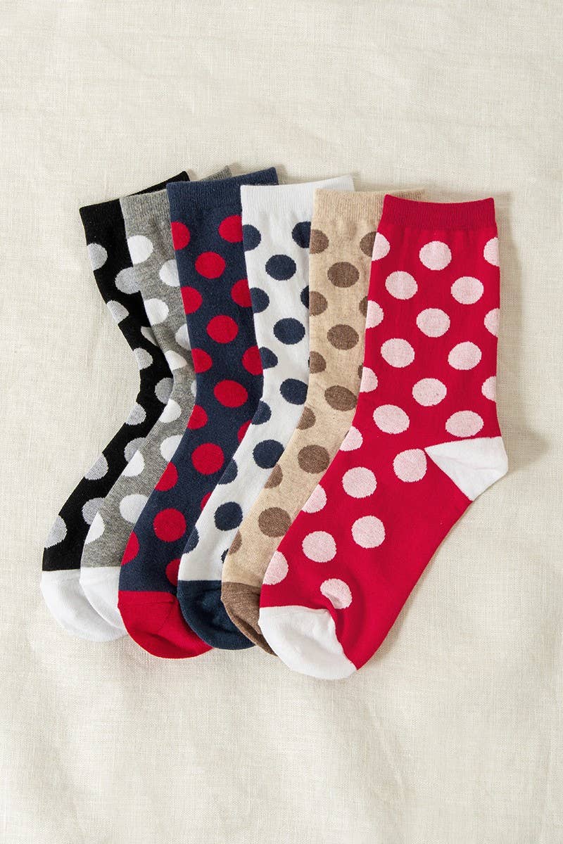Polka Dot Socks,