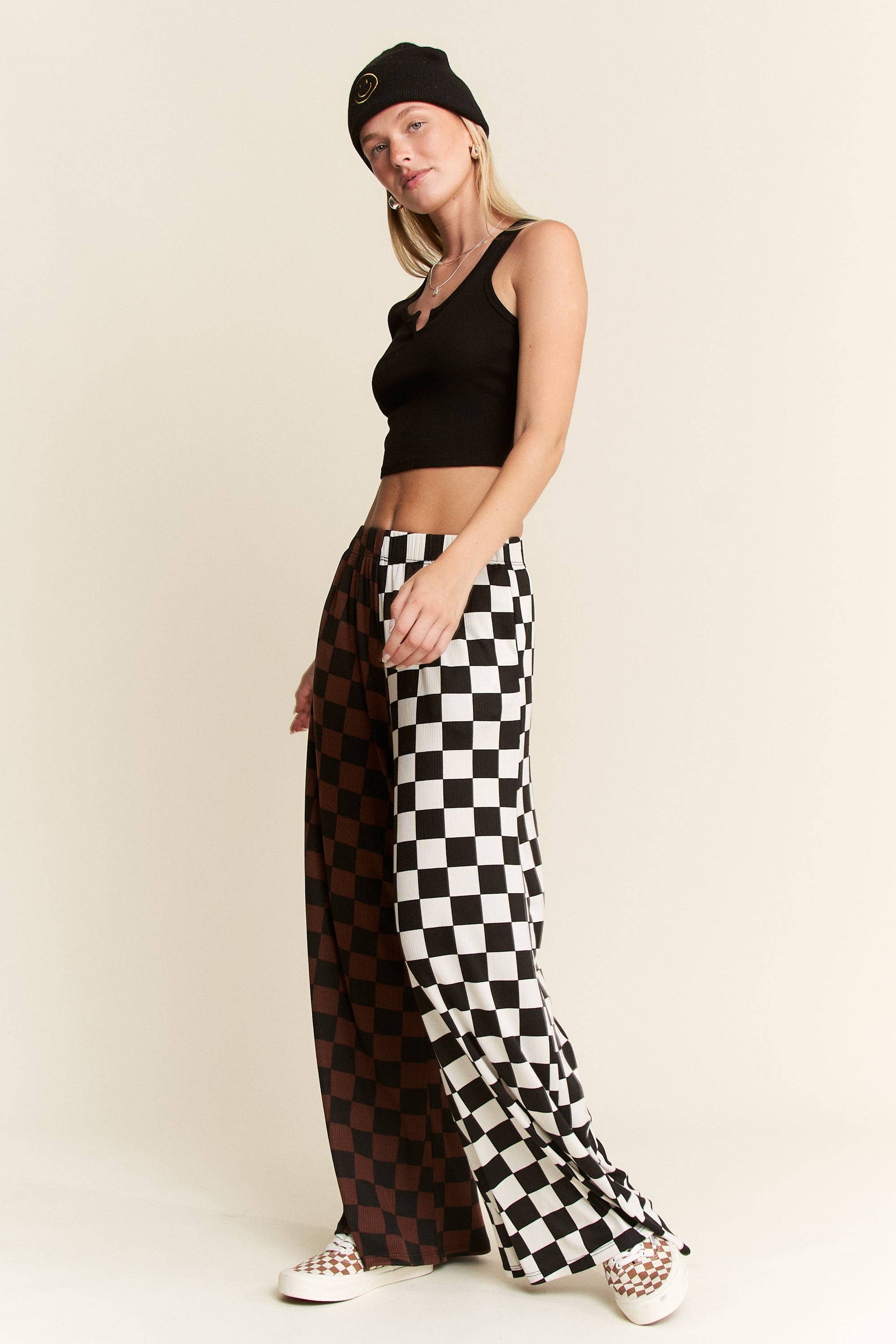 SPLIT DECISION CHECKERED PANTS