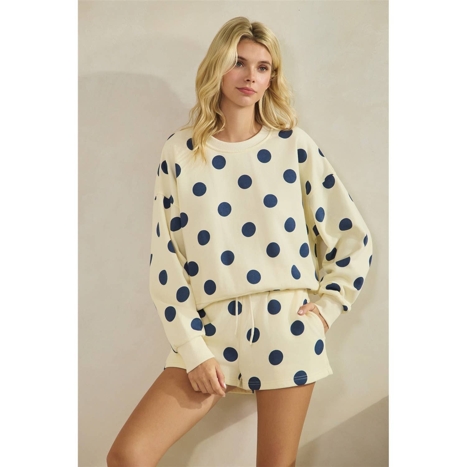 Polka Dot Sweatshorts