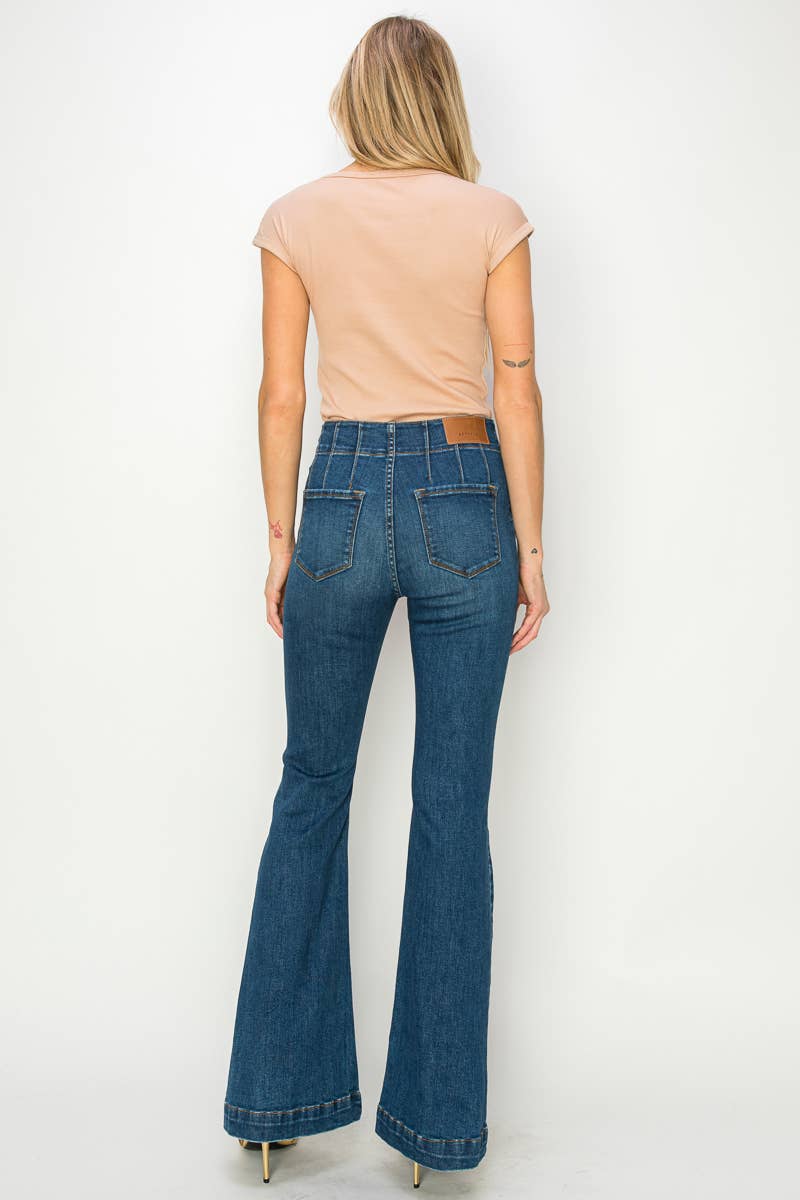 HIGH RISE MODERN FLARE JEANS
